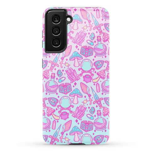 Pastel Goth Witch Pattern Phone Case